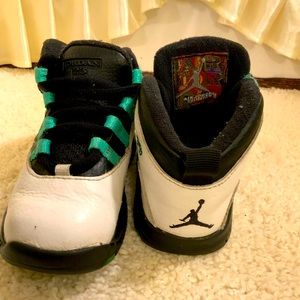 NIKE AIR JORDON COLLECTION 30th GG RETRO CHILDREN LEATHER HI TOP SNEAKERS